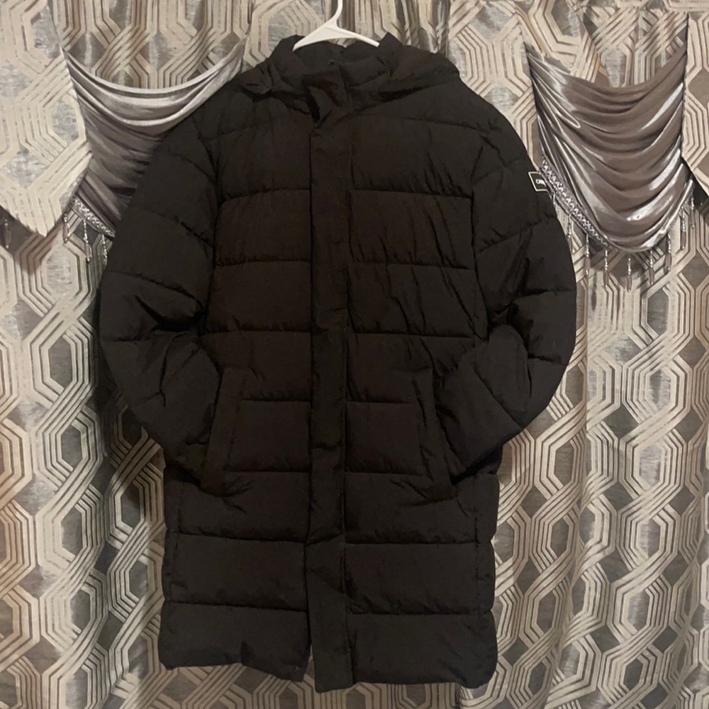 Black Puffer Parka Coat - Gem